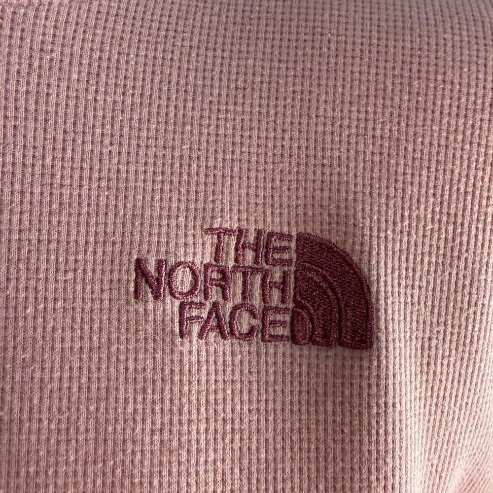 The North Face Mauve Ribbed Logo Pullover